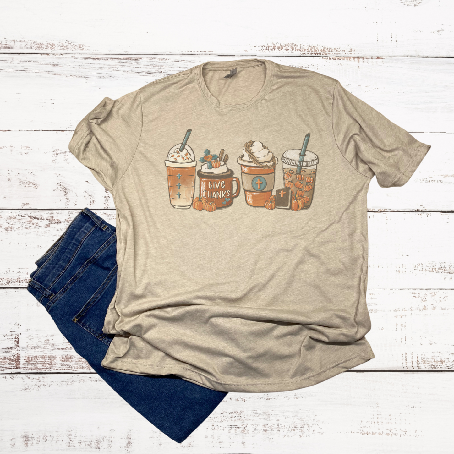 Give Thanks Coffee T-shirt